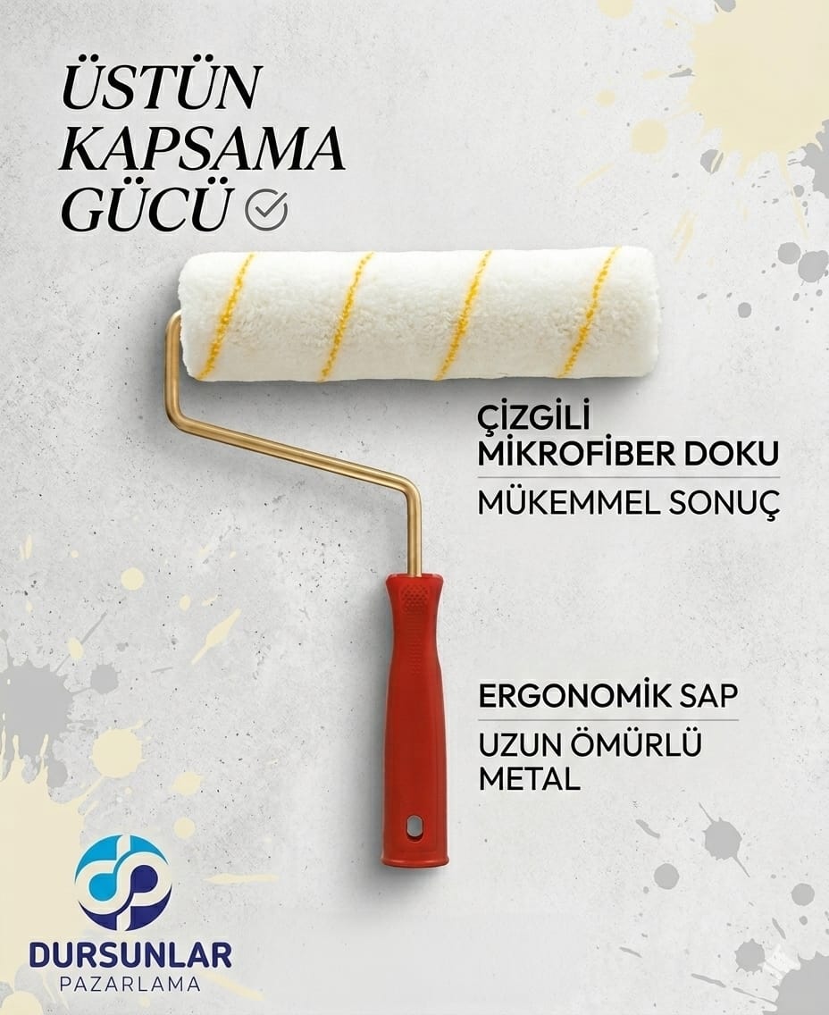 MİKRO FİBER SATEN BOYA RULOSU 20CM